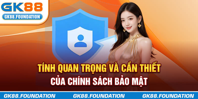 Tính quan trọng và cần thiết của chính sách bảo mật