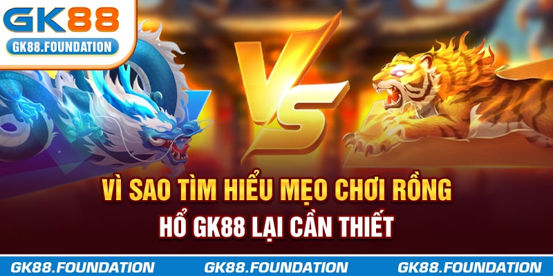 Vì sao tìm hiểu mẹo chơi Rồng Hổ GK88 lại cần thiết?
